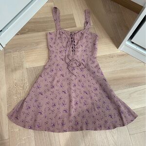 Flynn Skye Leila Lace Up Mini Dress in Size XS like New